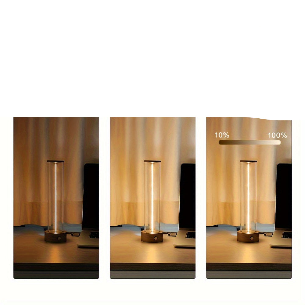 Rechargeable LED Cordless Table Lamp | Touch Desk Light with USB Charging Port | Ideal for Bedroom, Restaurant, Bar, Study & Outdoor Night Lighting FJORD