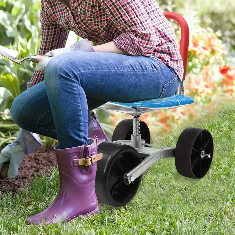 Height Adjustable 360° Rotating Gardening Seat – Ergonomic & Durable FJORD
