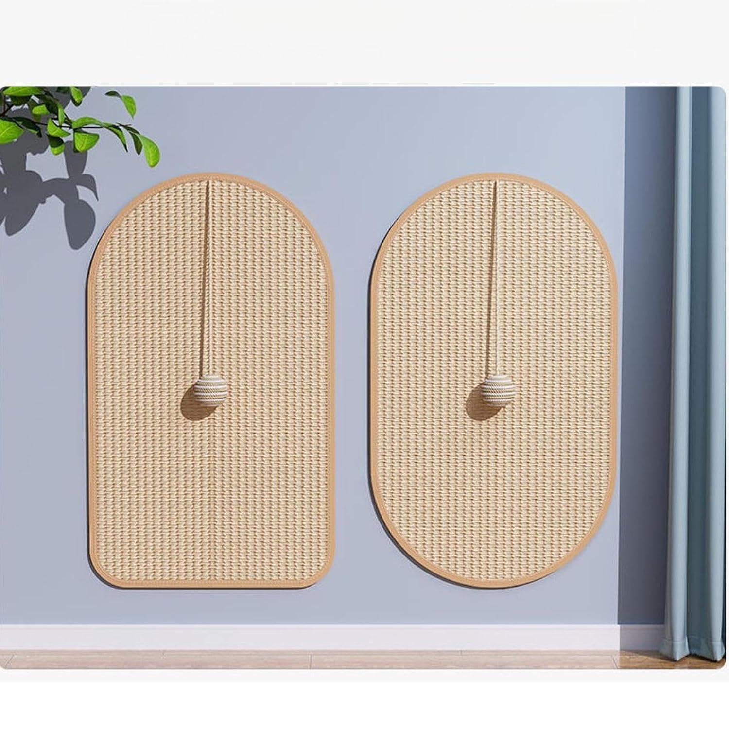 Sisal Cat Scratching Mat | Furniture & Wall Protector | 55x33cm FJORD
