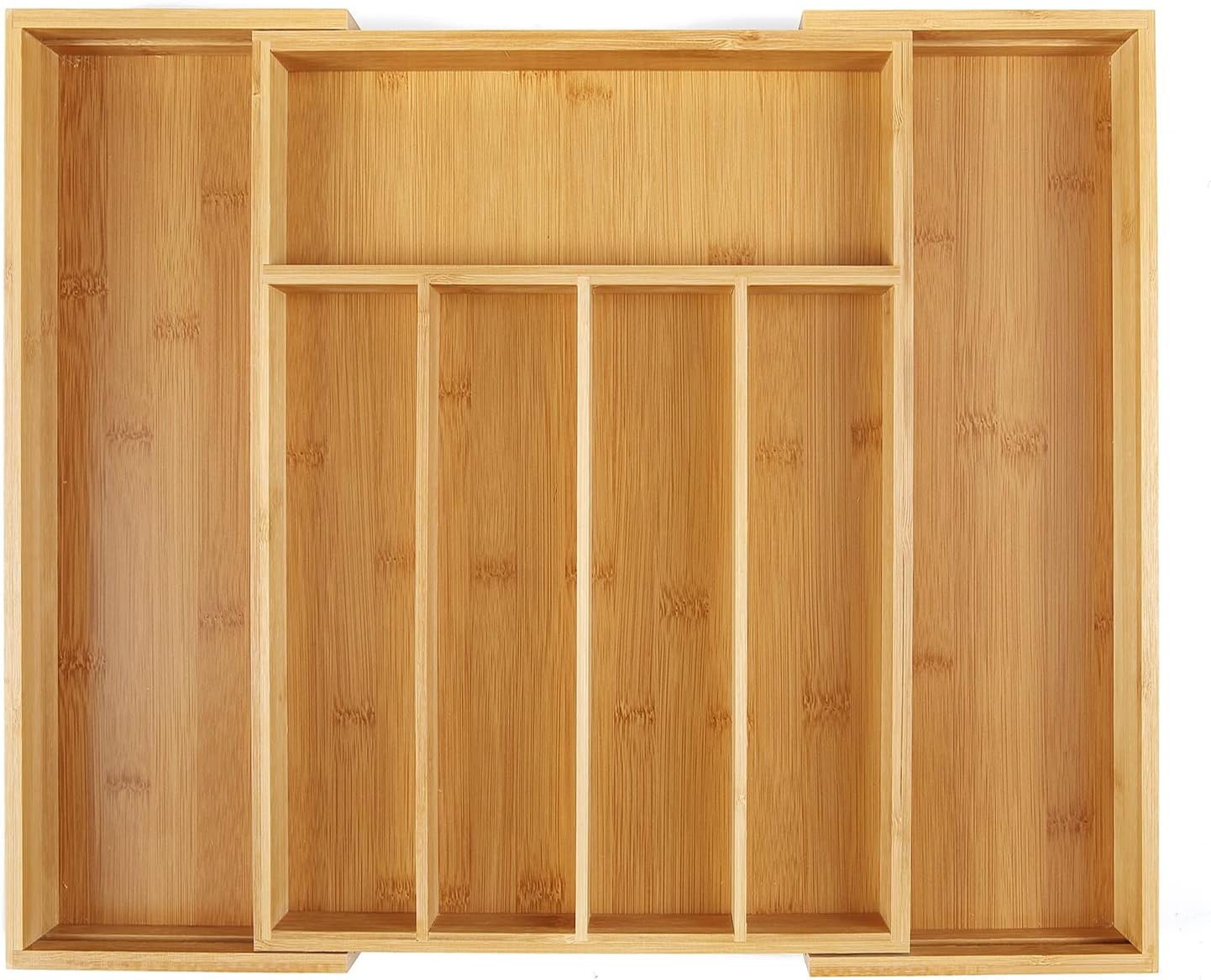 Adjustable Bamboo Drawer Organizer – Expandable Dividers for Kitchen, Office, and Bedroom – Versatile Silverware & Cutlery Storage Solution FJORD