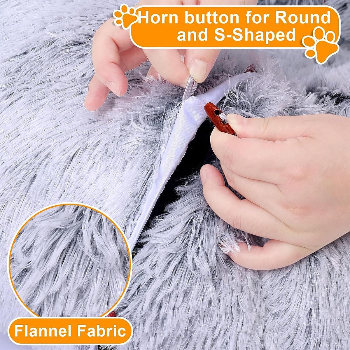 Plush Cat Tunnel Bed – Cozy Hideaway & Play Space for Pets FJORD