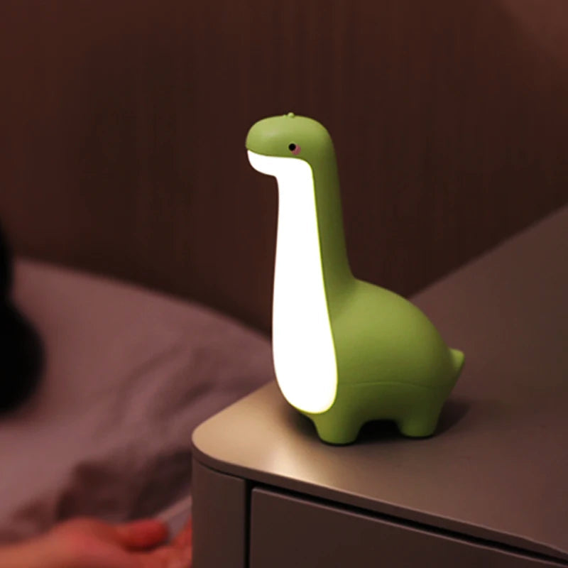 Dinosaur Night Light | Cute Children's Night Light Eye Protection Bedside Timing Lamp USB Charging Room Decoration Children's Gift FJORD
