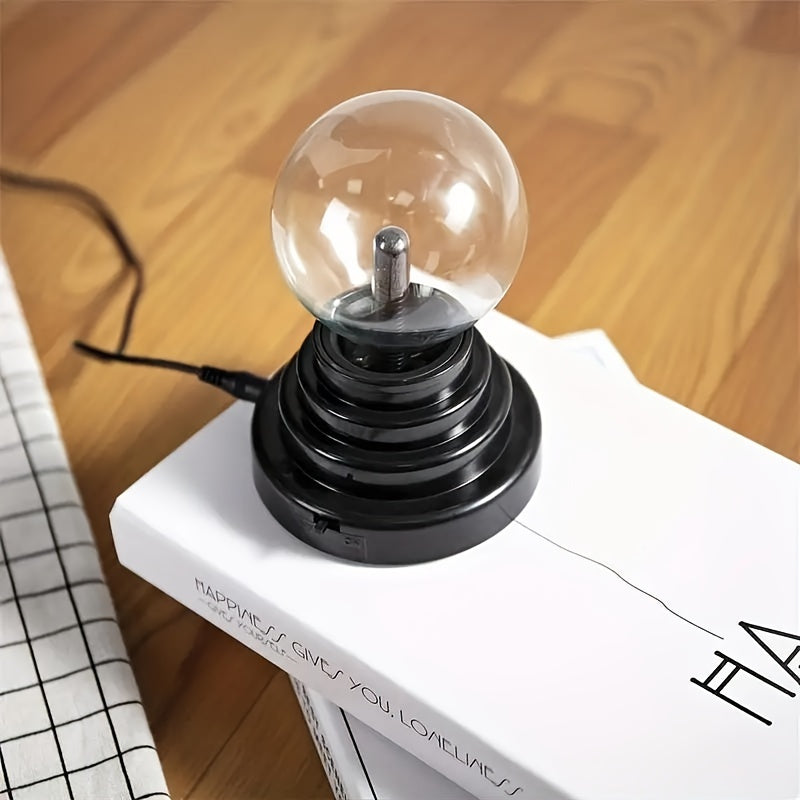 Plasma Ball Lamp - USB Powered Touch Induction Electrostatic Sphere for Party and Desk Decoration, Perfect for Christmas & Halloween Gifts FJORD