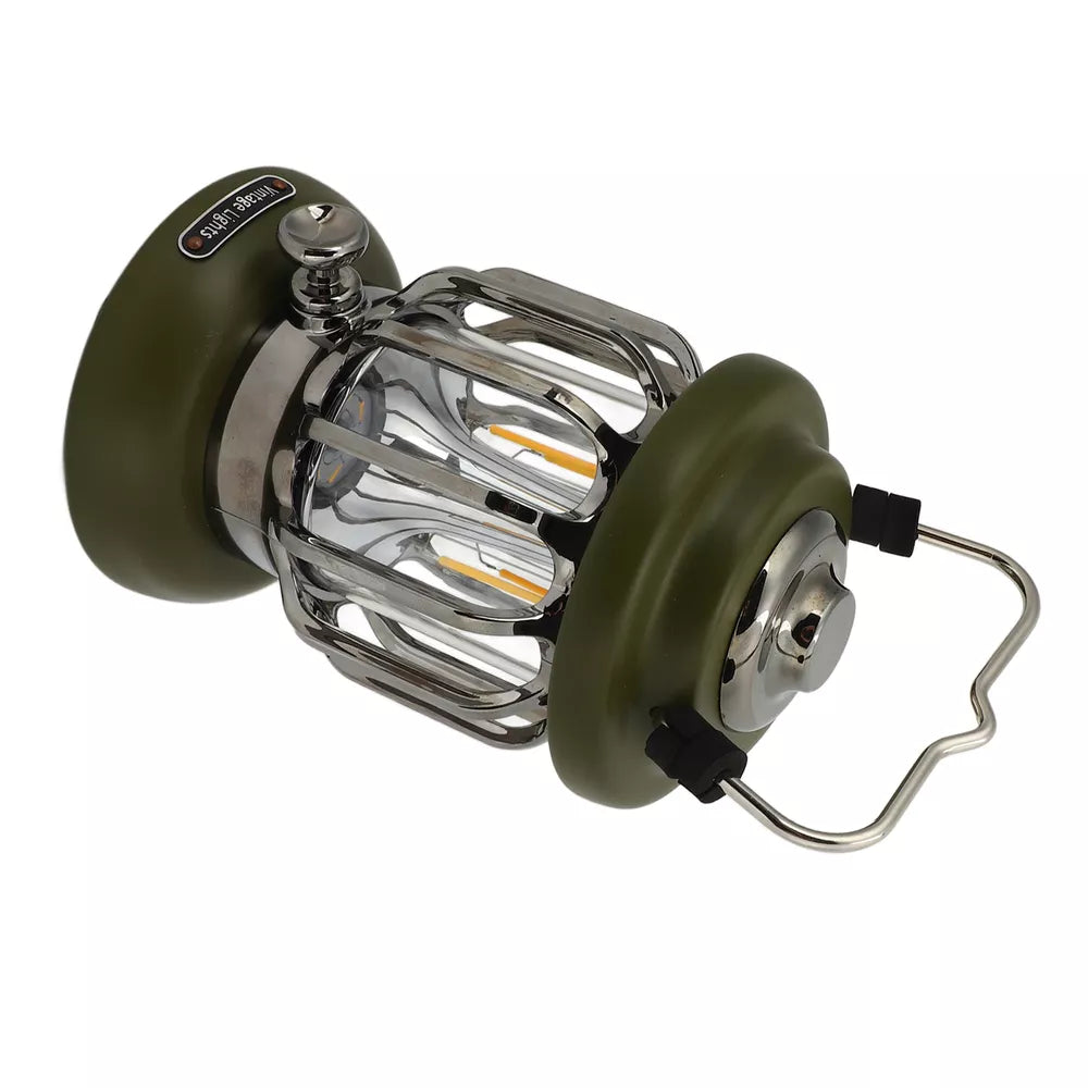 Rechargeable Retro Camping Light | IPX4 Waterproof Hanging Tent Lamp FJORD