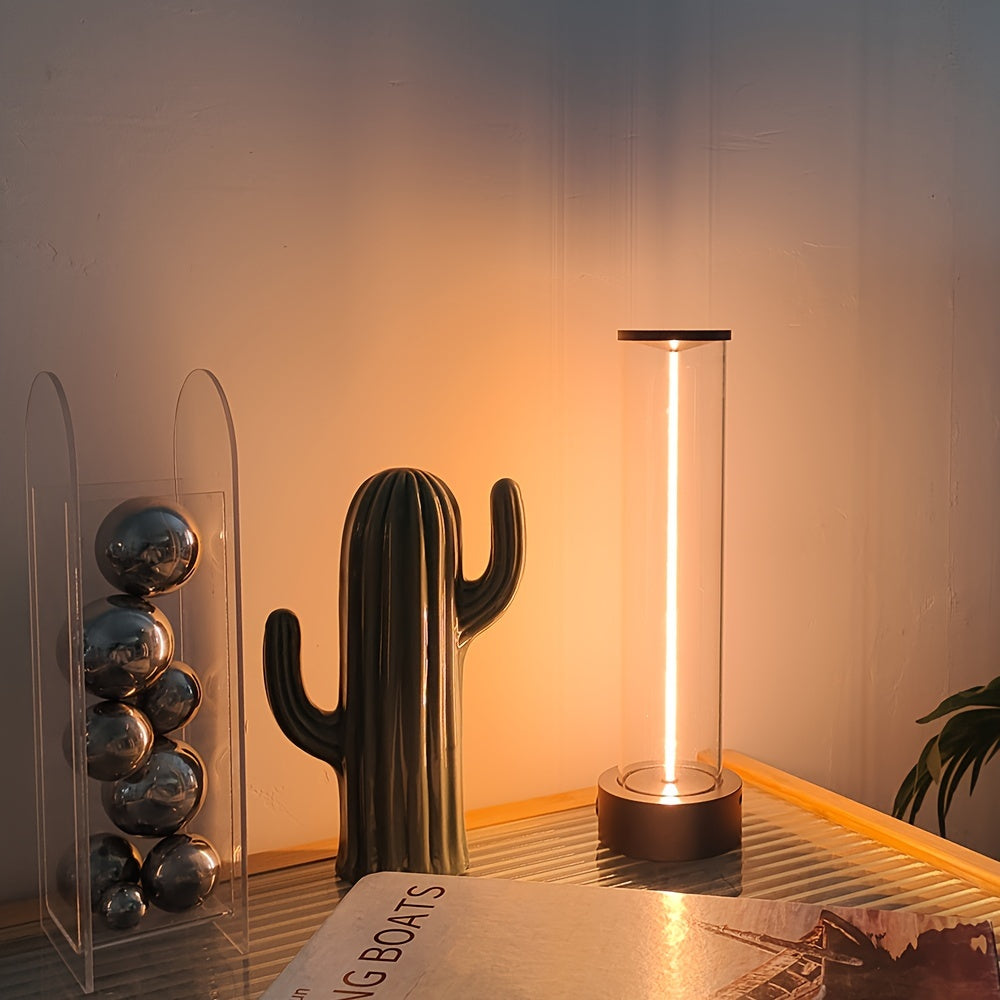 Rechargeable LED Cordless Table Lamp | Touch Desk Light with USB Charging Port | Ideal for Bedroom, Restaurant, Bar, Study & Outdoor Night Lighting FJORD