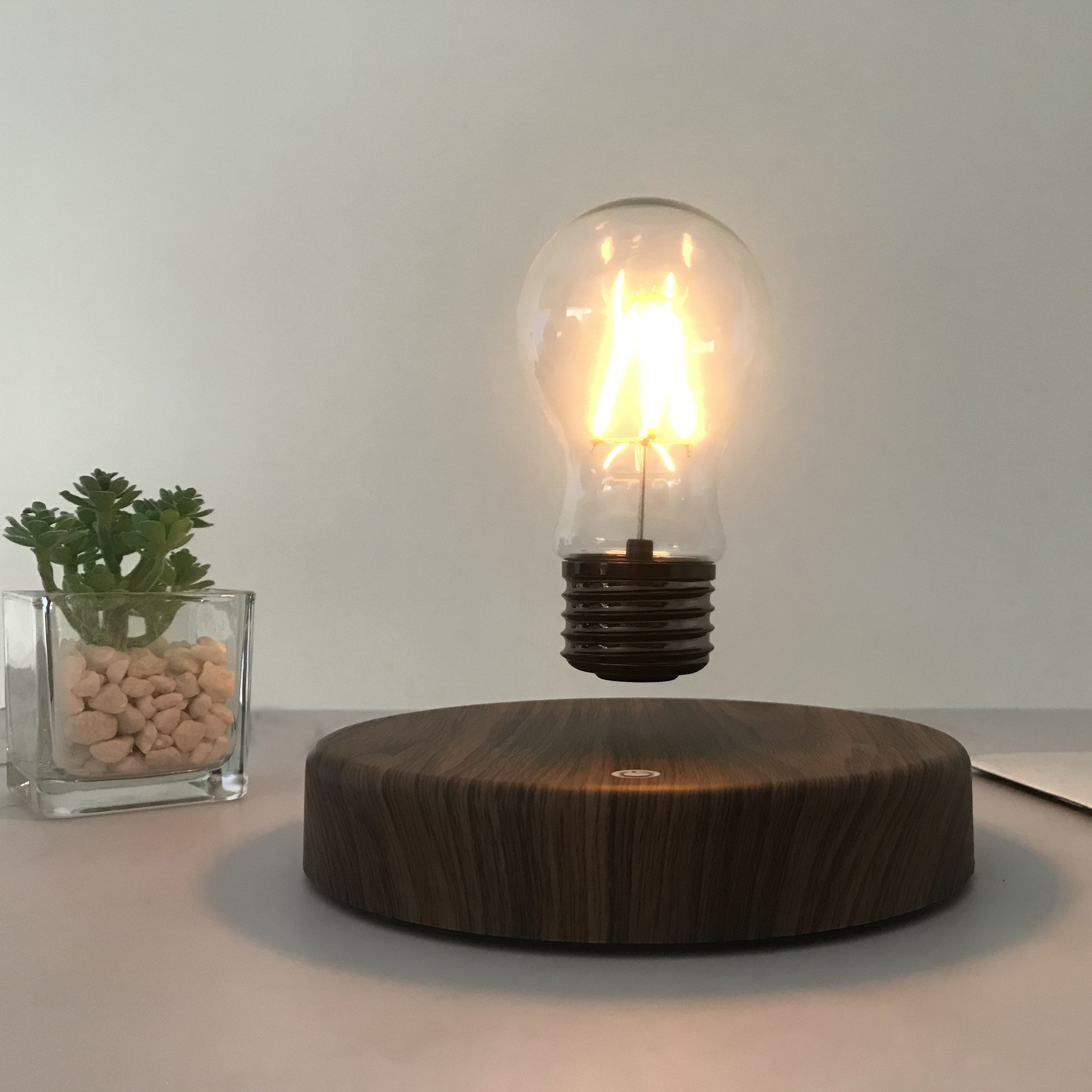 Levitating LED Lamp with Magnetic Floating Bulb – 360° Rotating Desk Light for Home, Office, and Unique Gifts FJORD