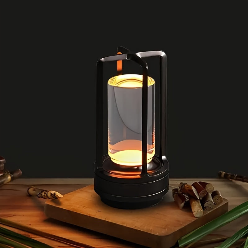 Rechargeable Crystal Table Lamp | 2000mAh LED | Cordless, Touch Dimming | Ideal for Bedside, Bar, and Outdoor Use FJORD