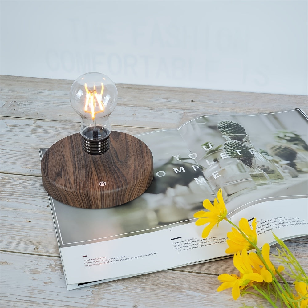 Levitating LED Lamp with Magnetic Floating Bulb – 360° Rotating Desk Light for Home, Office, and Unique Gifts FJORD