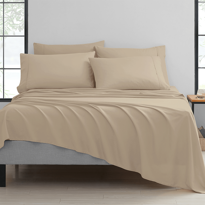 Luxury Bamboo 6-Piece King Size Sheet Set - 2000 Thread Count, Cooling, Organic, 16" Deep Pockets, Wrinkle & Fade Resistant, Soft & Breathable