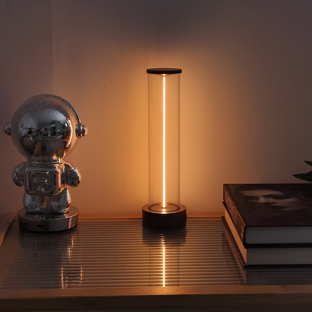 Rechargeable LED Cordless Table Lamp | Touch Desk Light with USB Charging Port | Ideal for Bedroom, Restaurant, Bar, Study & Outdoor Night Lighting FJORD