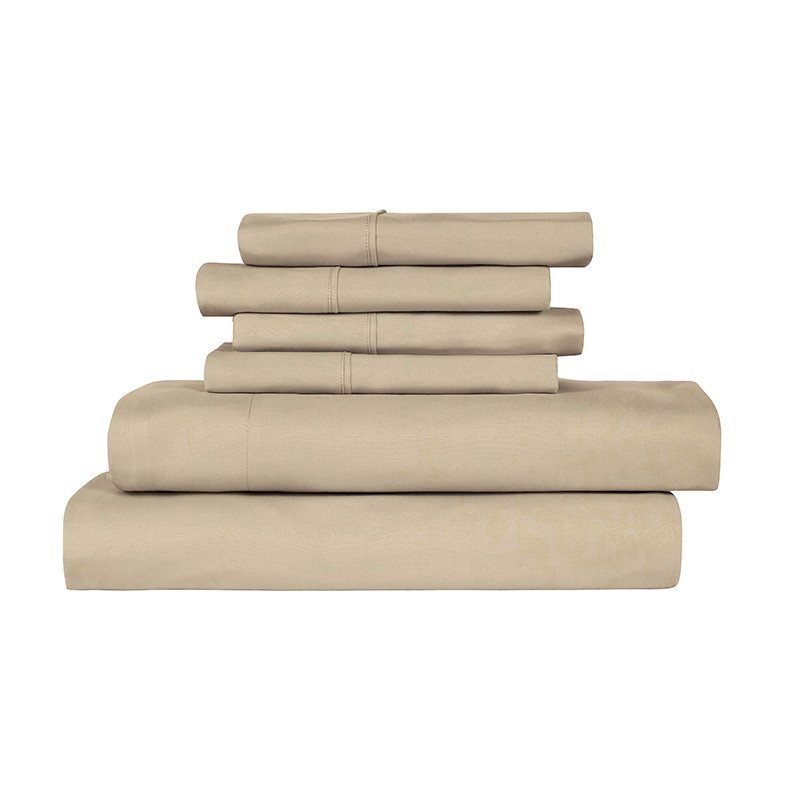 Luxury Bamboo 6-Piece King Size Sheet Set - 2000 Thread Count, Cooling, Organic, 16" Deep Pockets, Wrinkle & Fade Resistant, Soft & Breathable