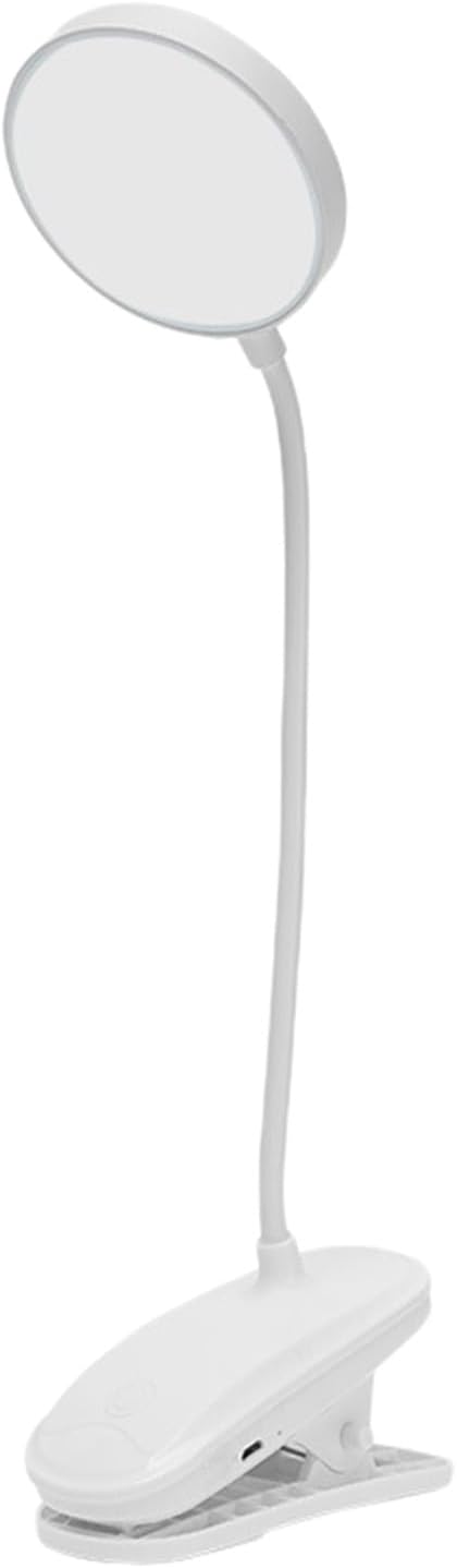 Rechargeable LED Desk Lamp with Clip – Adjustable Brightness, Touch Control, Eye Protection, USB Charging, Flexible Neck for Reading & Studying FJORD