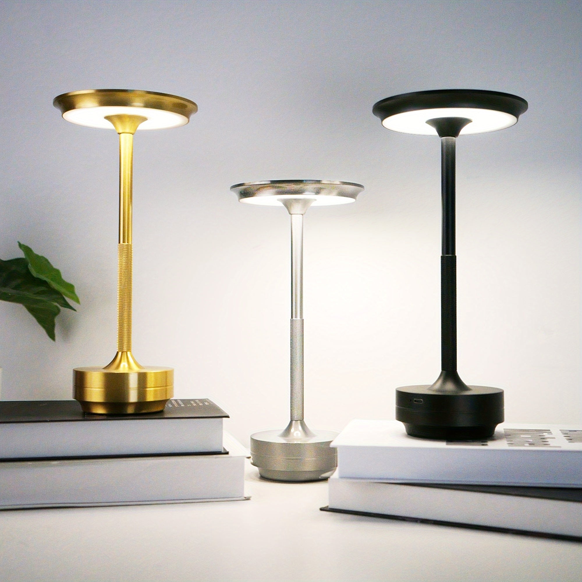 Stepless Dimming LED Desk Lamp | 2000mAh Battery, 3 Color Temperatures | Portable, Cordless, Nordic Style FJORD