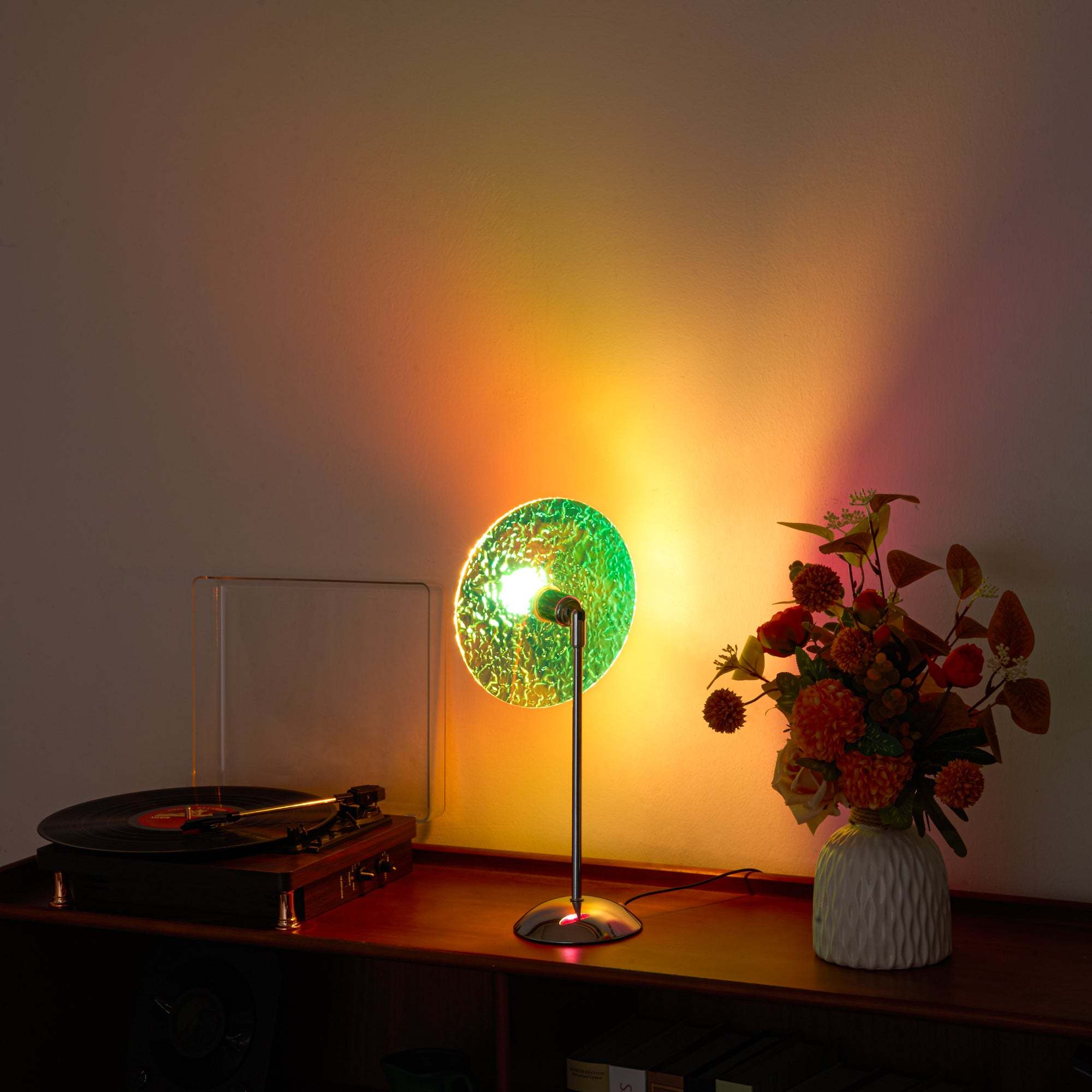 Sunset Projection LED Lamp - 3 Colors, 180° Adjustable, Ambient Glow FJORD