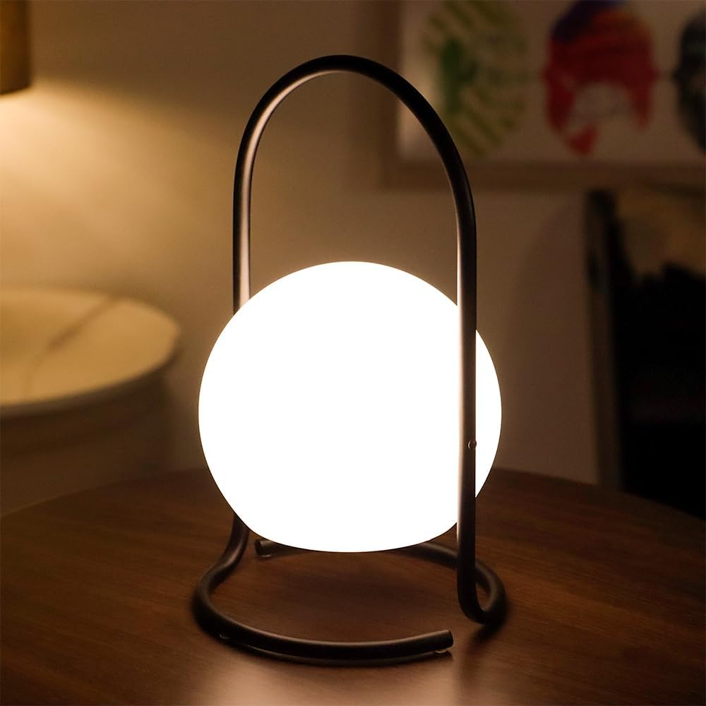 Wireless LED Table Lamp – Rechargeable, Dimmable, USB-C Charging FJORD