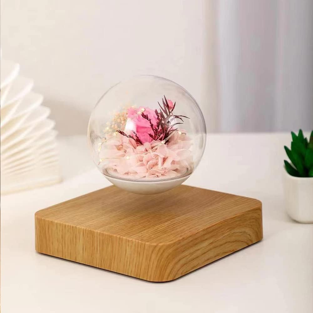 Magnetic Levitating Flower Lamp | Floating LED Rose Light FJORD