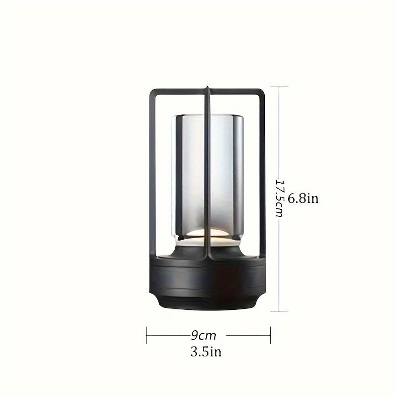Rechargeable Crystal Table Lamp | 2000mAh LED | Cordless, Touch Dimming | Ideal for Bedside, Bar, and Outdoor Use FJORD