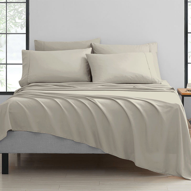 Luxury Bamboo 6-Piece King Size Sheet Set - 2000 Thread Count, Cooling, Organic, 16" Deep Pockets, Wrinkle & Fade Resistant, Soft & Breathable