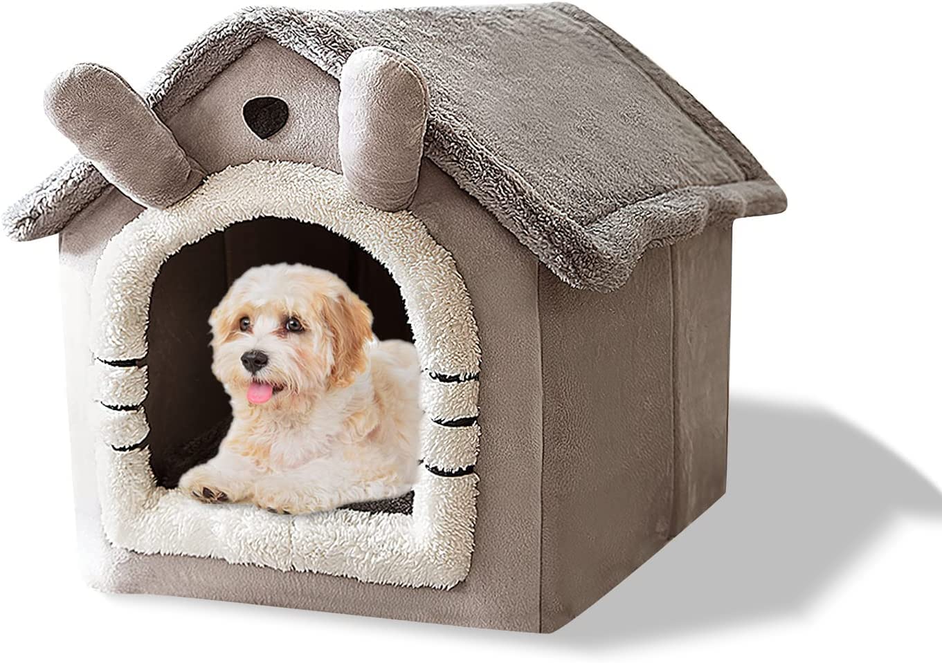 Cozy Indoor Dog Bed House – Warm & Comfortable for Small and Medium Pets FJORD