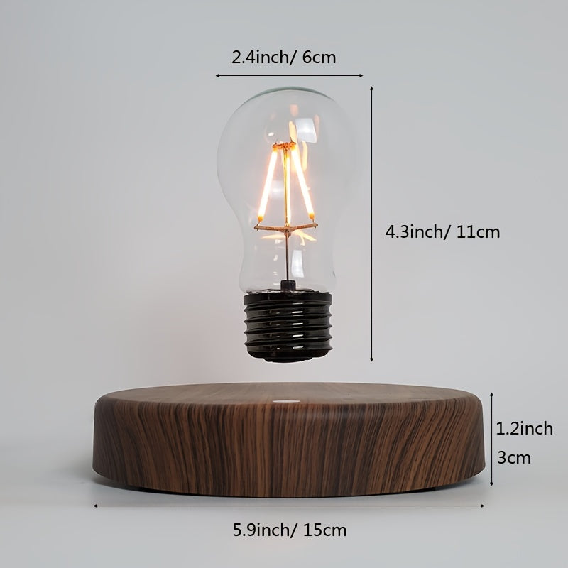 Levitating LED Lamp with Magnetic Floating Bulb – 360° Rotating Desk Light for Home, Office, and Unique Gifts FJORD
