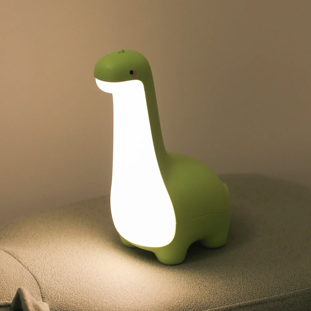 Dinosaur Night Light | Cute Children's Night Light Eye Protection Bedside Timing Lamp USB Charging Room Decoration Children's Gift FJORD