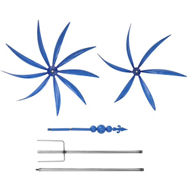 Metal Garden Wind Spinner | 360° Rotating Outdoor Decor FJORD