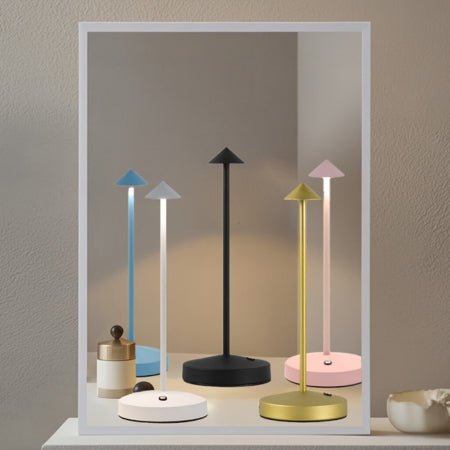 Portable LED Touch-Control Table Lamp - 3 Light Modes, Dimmable, Rechargeable, Waterproof for Home, Outdoor, Parties - Perfect Gift for Any Occasion FJORD