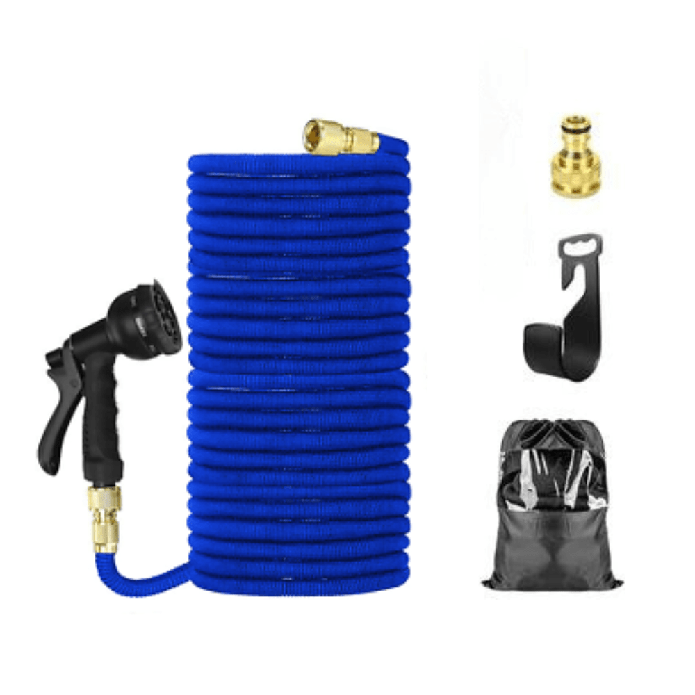 Expandable Kink-Free Garden Hose with 8 Spray Modes (30m) FJORD