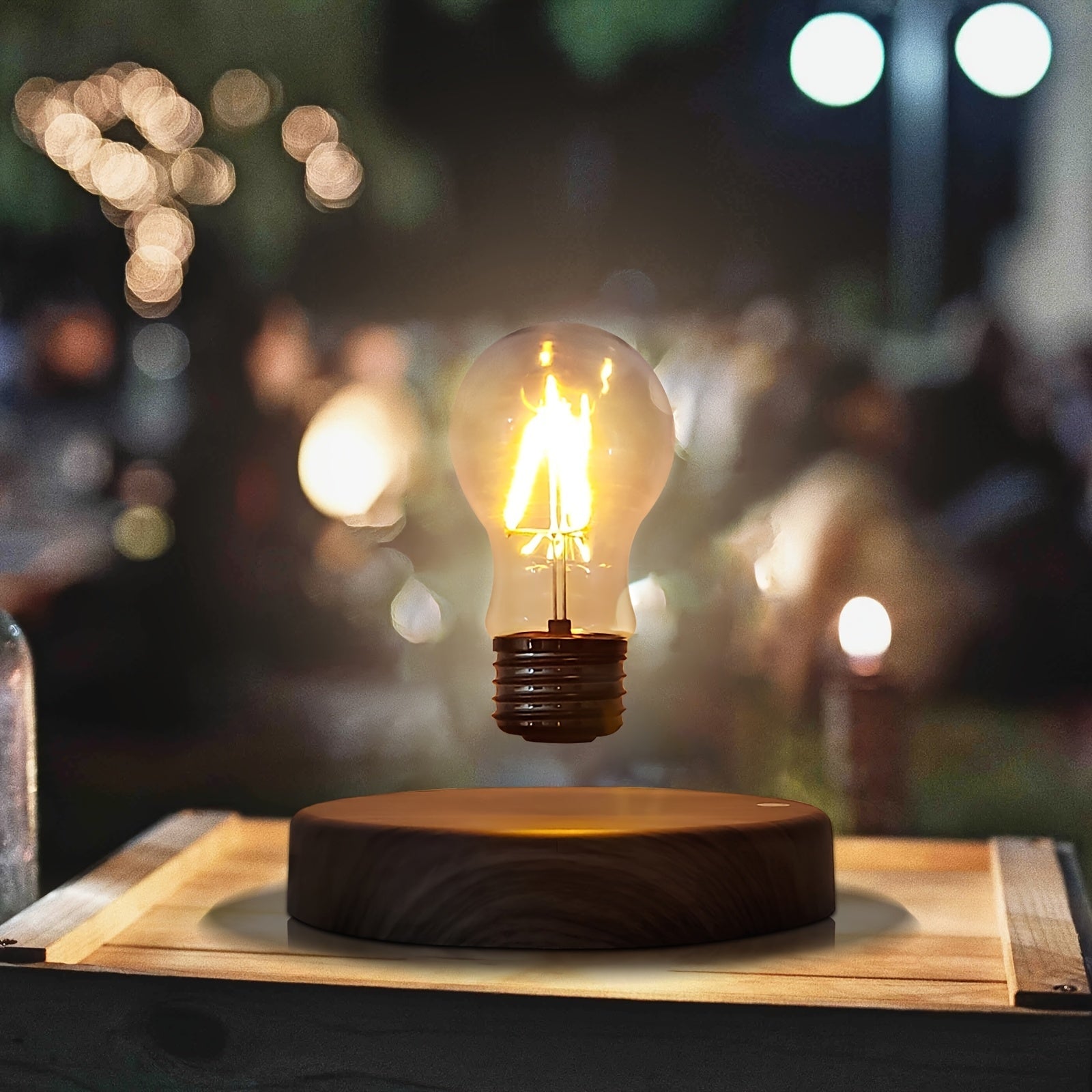 Levitating LED Lamp with Magnetic Floating Bulb – 360° Rotating Desk Light for Home, Office, and Unique Gifts FJORD