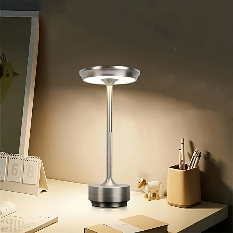 Rechargeable LED Touch Table Lamp | Dimmable Night Light for Bedroom, Restaurant, Hotel & Bar Decor FJORD