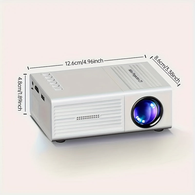 Mini Projector | High-definition | Home Cinema & Outdoor Camping | Compatible with HDTV, USB, SD | Perfect Gift for Christmas & Holidays