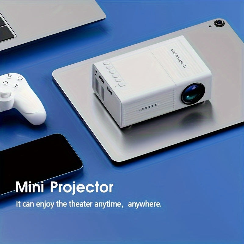 Mini Projector | High-definition | Home Cinema & Outdoor Camping | Compatible with HDTV, USB, SD | Perfect Gift for Christmas & Holidays