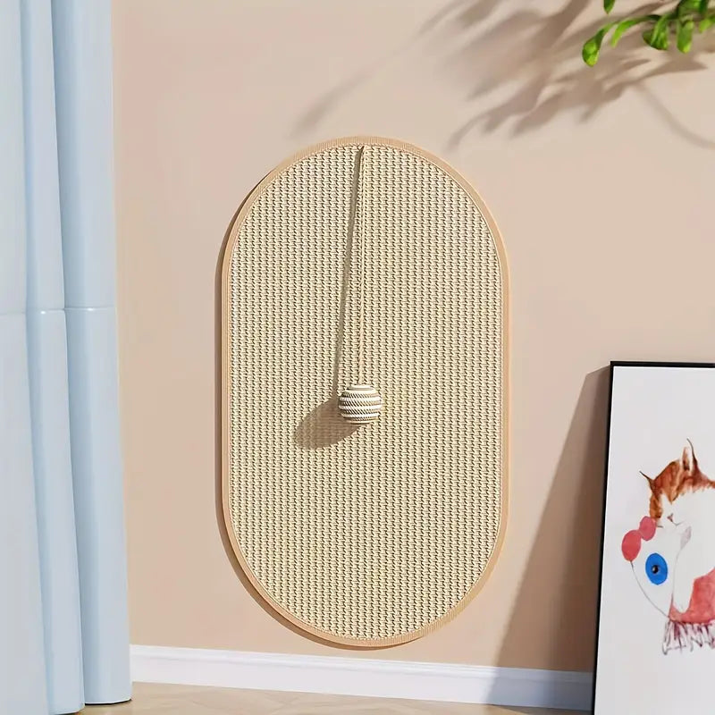 Sisal Cat Scratching Mat | Furniture & Wall Protector | 55x33cm FJORD