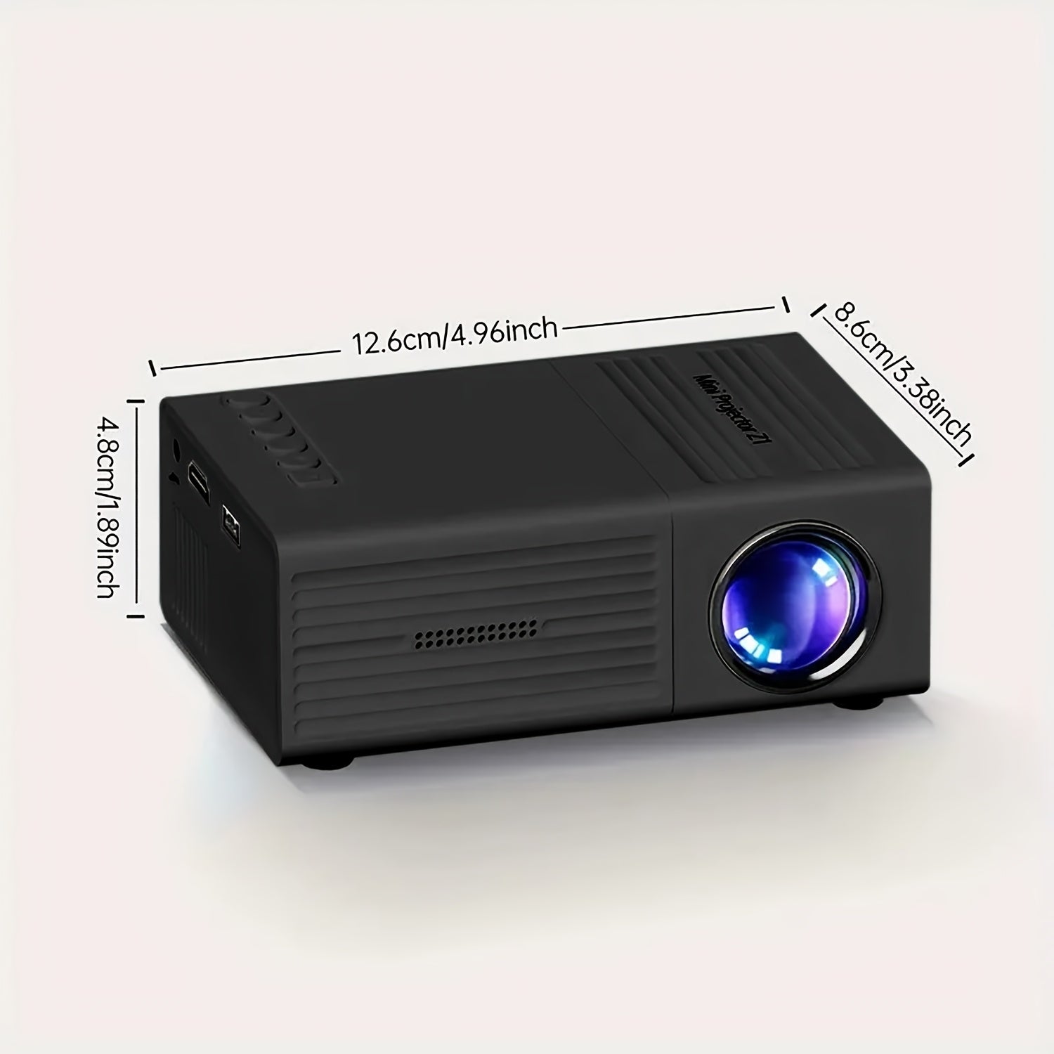 Mini Projector | High-definition | Home Cinema & Outdoor Camping | Compatible with HDTV, USB, SD | Perfect Gift for Christmas & Holidays