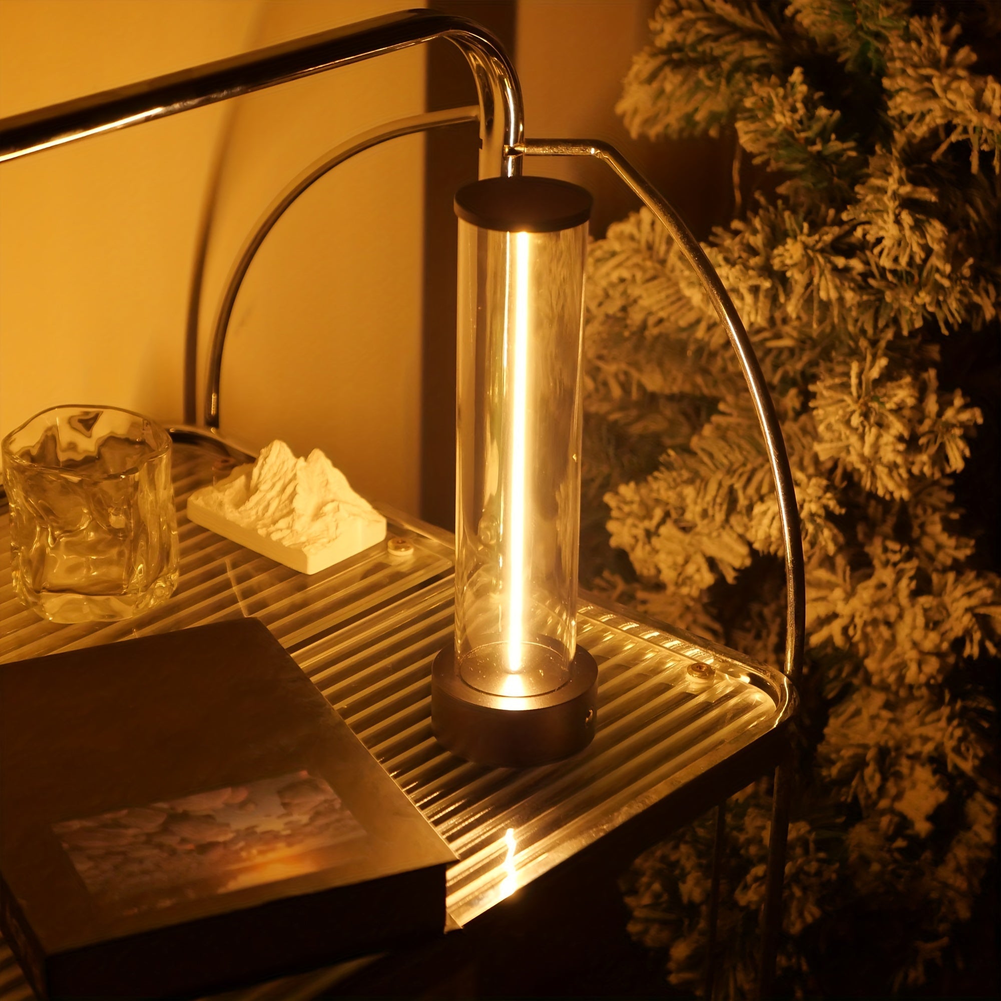 Rechargeable LED Cordless Table Lamp | Touch Desk Light with USB Charging Port | Ideal for Bedroom, Restaurant, Bar, Study & Outdoor Night Lighting FJORD