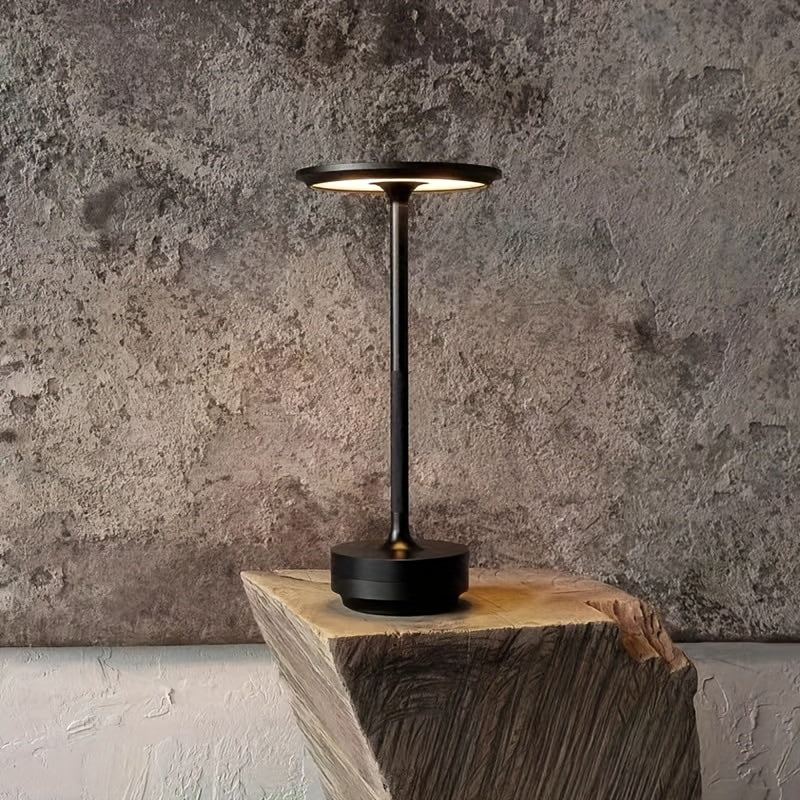 Rechargeable LED Touch Table Lamp | Dimmable Night Light for Bedroom, Restaurant, Hotel & Bar Decor FJORD