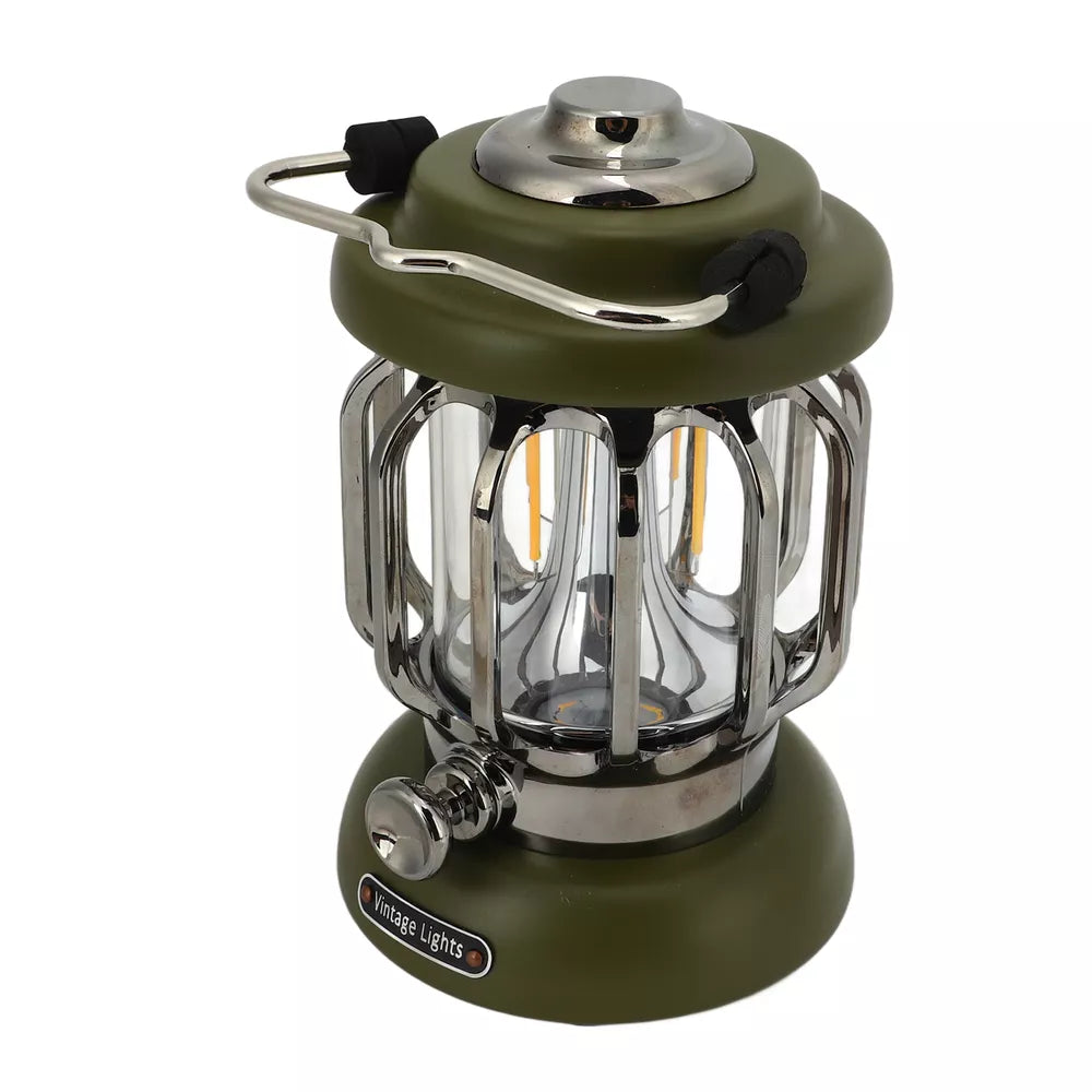 Rechargeable Retro Camping Light | IPX4 Waterproof Hanging Tent Lamp FJORD