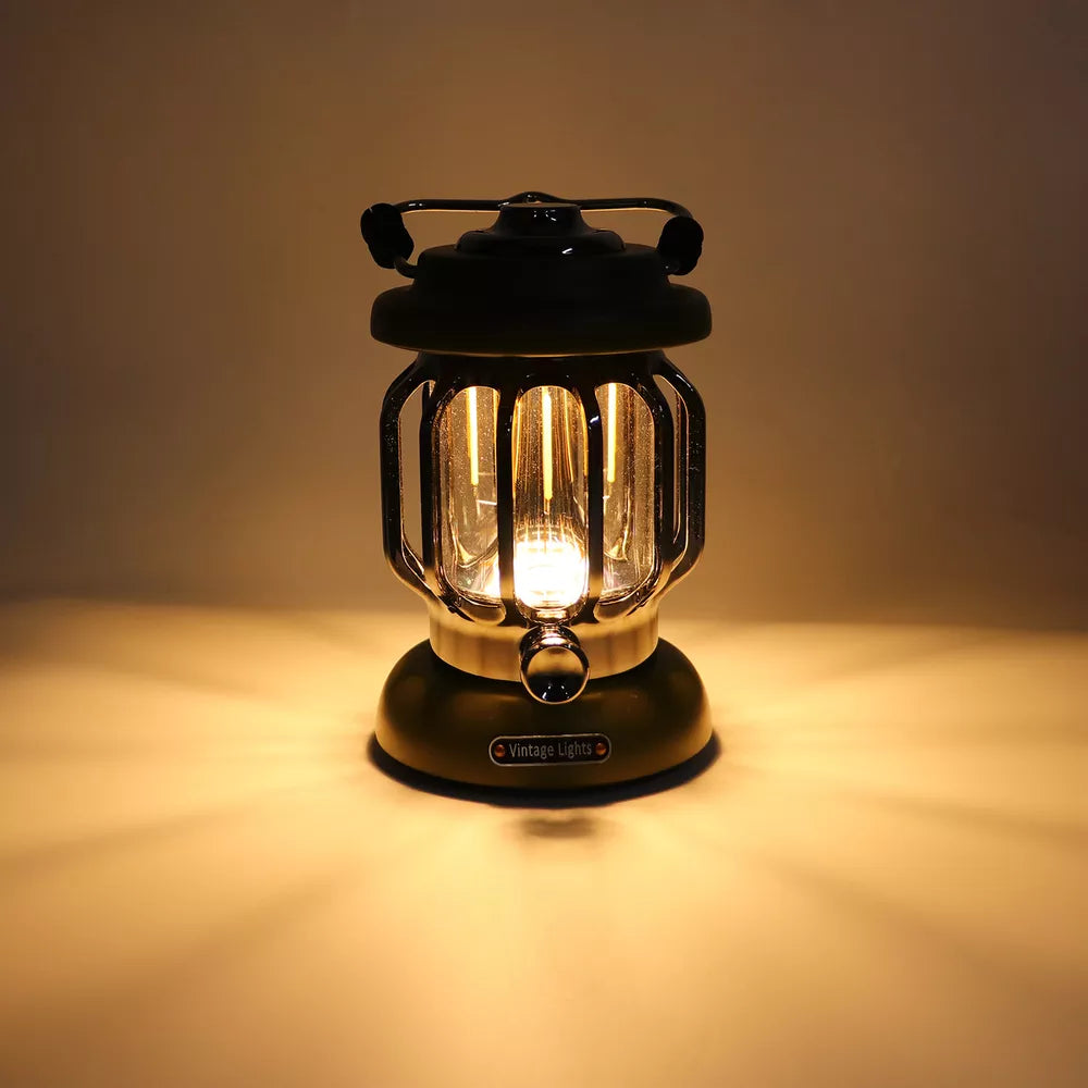 Rechargeable Retro Camping Light | IPX4 Waterproof Hanging Tent Lamp FJORD