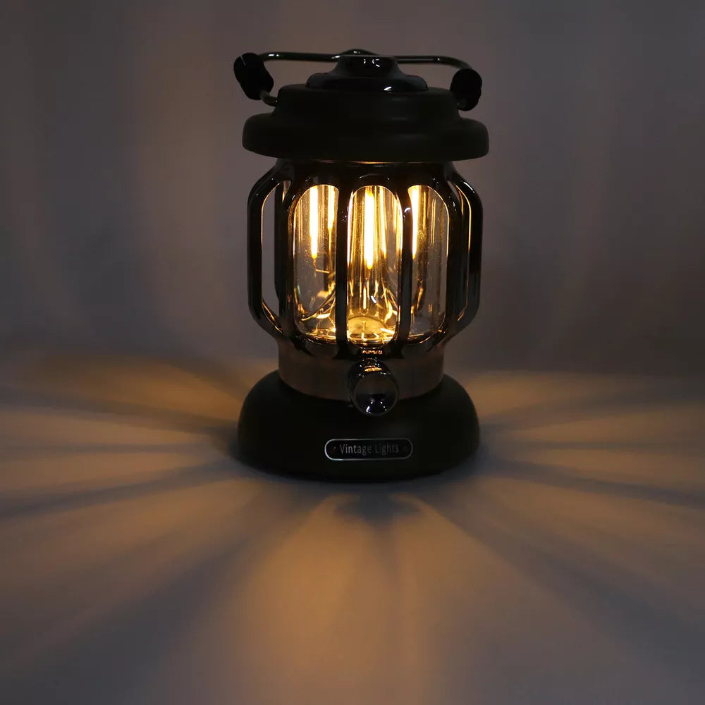 Rechargeable Retro Camping Light | IPX4 Waterproof Hanging Tent Lamp FJORD