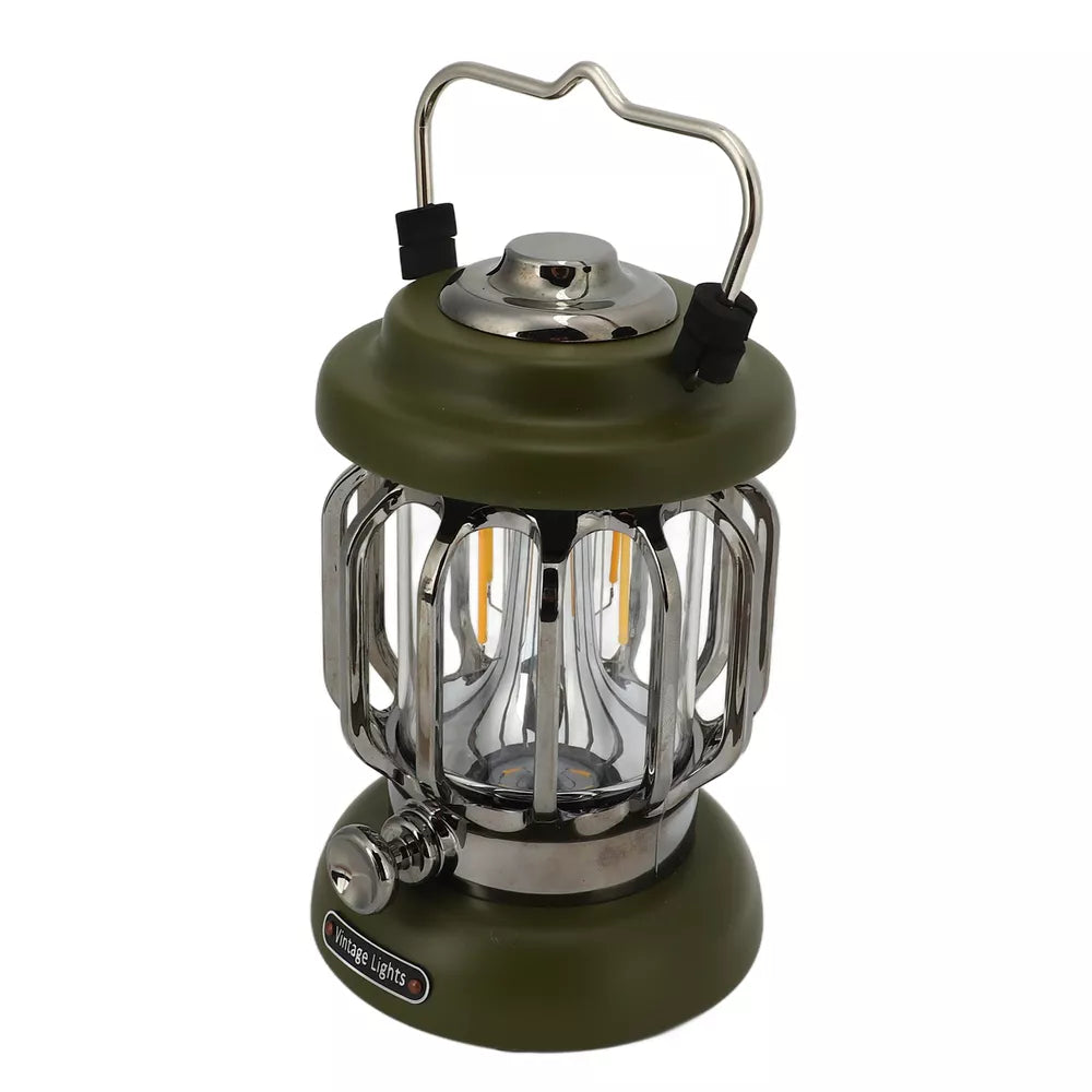 Rechargeable Retro Camping Light | IPX4 Waterproof Hanging Tent Lamp FJORD